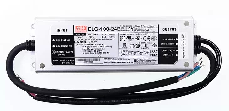 Mean Well ELG-100-24B 24V 100W IP67 0-10V - Mean Well | Bellalite Mean Well ELG-100-24B 24V 100W IP67 0-10V - Mean Well | Bellalite