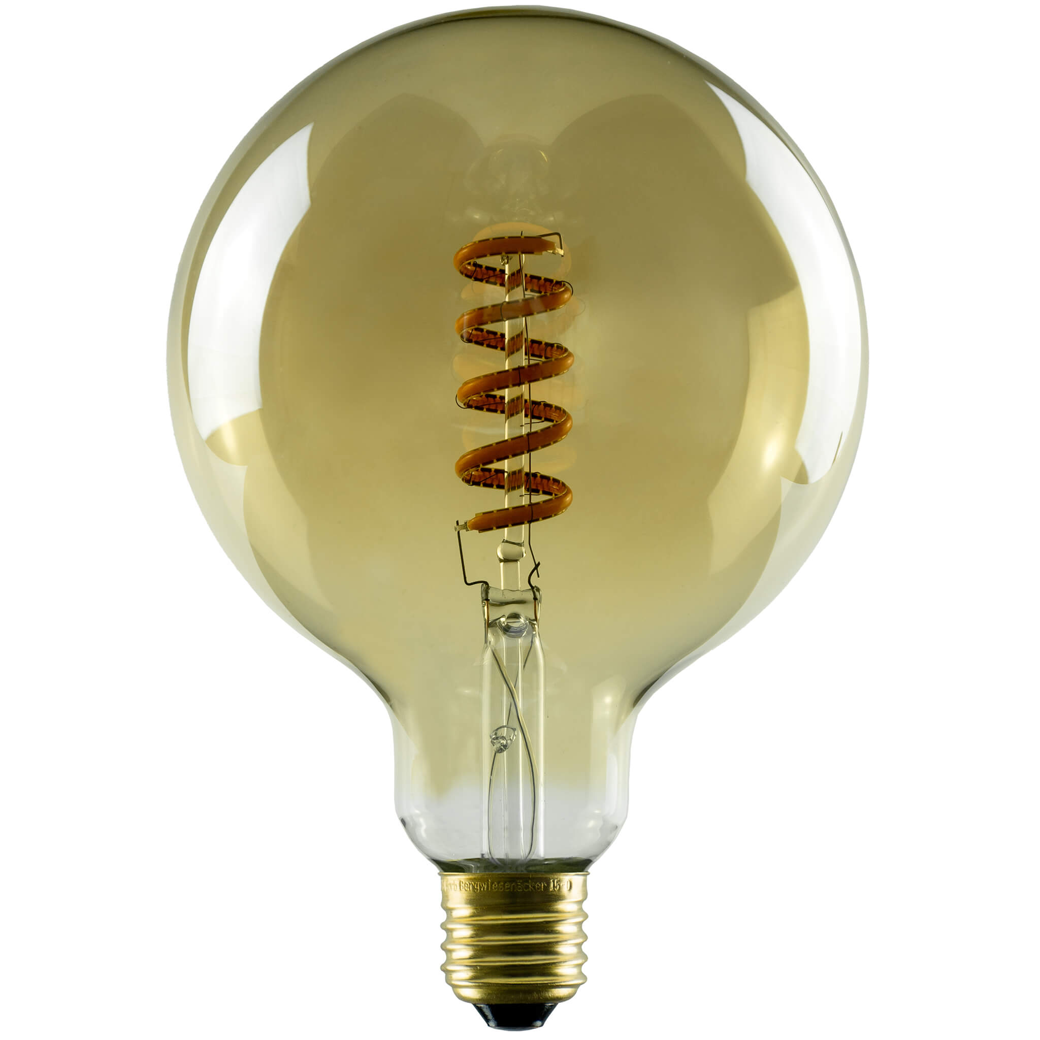 Segula Soft Line LED Soft Globe 125 Guld E27 6W 260lm 1900K - Segula | Bellalite