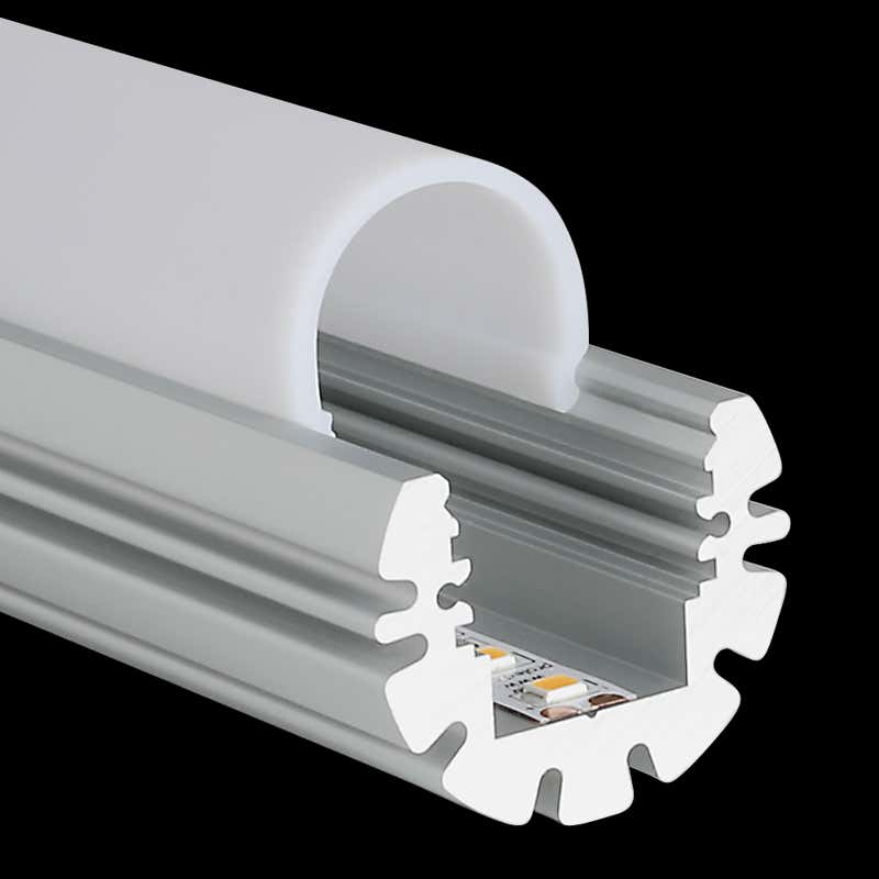 Aluminiumprofil M-Line Circle, 2m - PROLED | Bellalite Aluminiumprofil M-Line Circle, 2m - PROLED | Bellalite