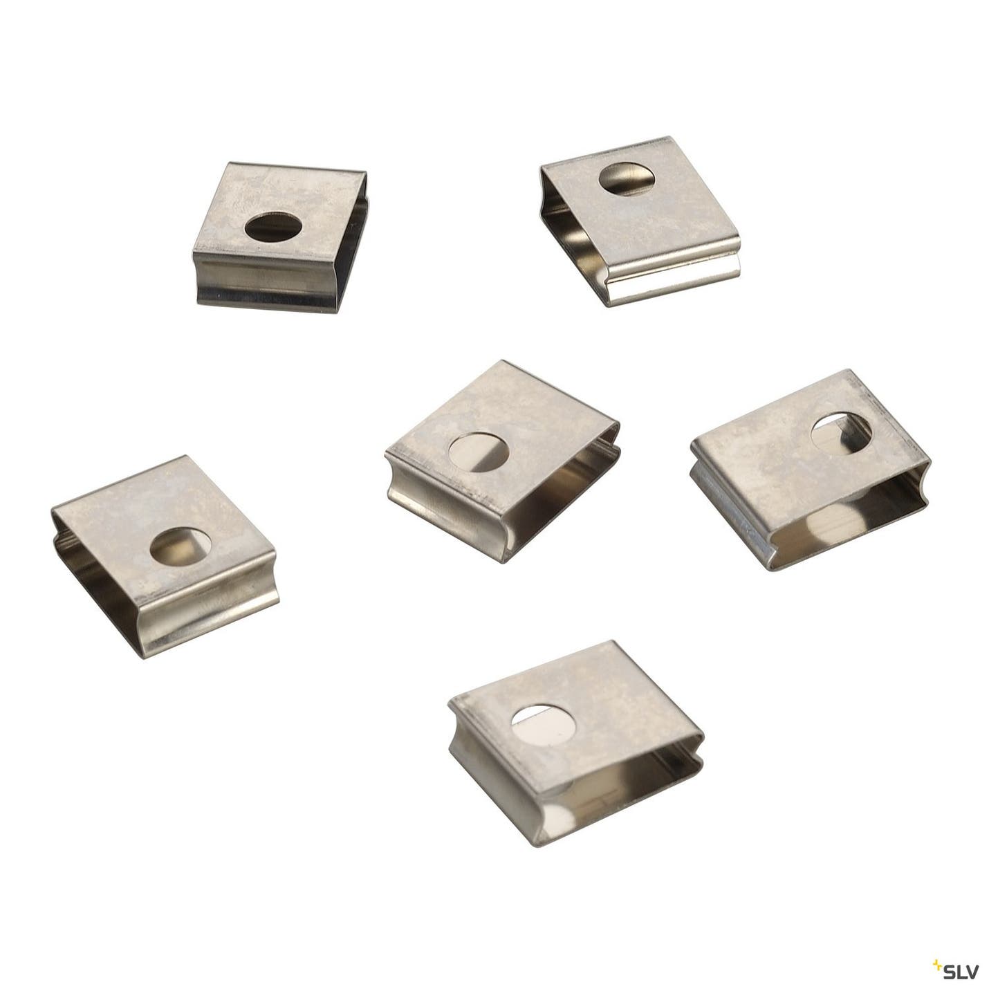 EUTRACK Fjäderclips f. Inbyggnads-skena - SLV | Bellalite EUTRACK Fjäderclips f. Inbyggnads-skena - SLV | Bellalite