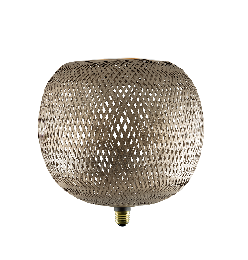 Segula Floating Line LED Bamboo Globe 300 Brons E27 5W 350lm 2200K - Segula | Bellalite