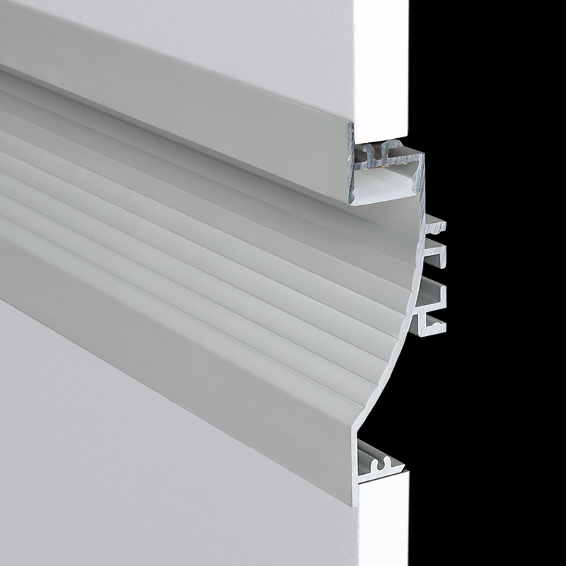 Aluminiumprofil S-Line Wave, 3m Vit - PROLED | Bellalite