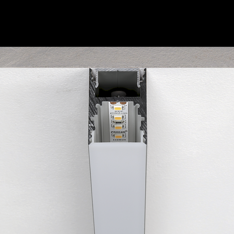 Aluminiumprofil M-Line H, 2m - PROLED | Bellalite