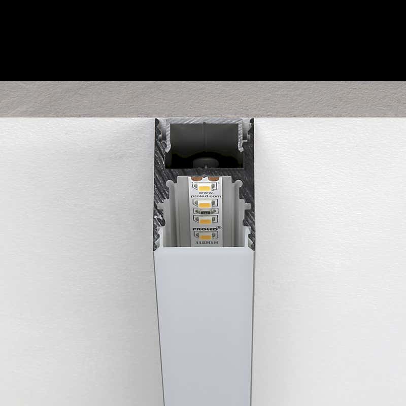 Aluminiumprofil M-Line H, 2m - PROLED | Bellalite Aluminiumprofil M-Line H, 2m - PROLED | Bellalite