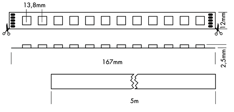Flex Strip RGBA 5m RGBA - PROLED | Bellalite