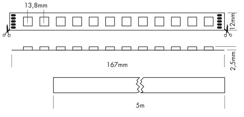Flex Strip RGBA 5m RGBA - PROLED | Bellalite Flex Strip RGBA 5m RGBA - PROLED | Bellalite