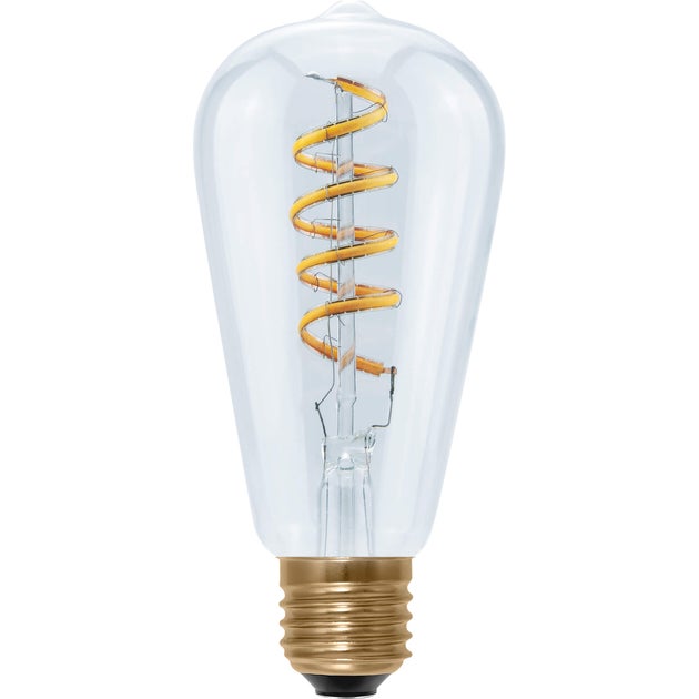 Segula Soft Line LED Rustica Curved Spiral Klar E27 6W 290lm 1900K - Segula | Bellalite Segula Soft Line LED Rustica Curved Spiral Klar E27 6W 290lm 1900K - Segula | Bellalite