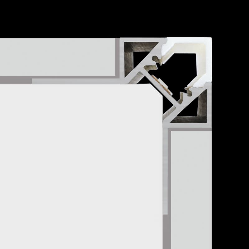 Aluminiumprofil S-Line Tiles Ytterhörn, 2m Alu - PROLED | Bellalite Aluminiumprofil S-Line Tiles Ytterhörn, 2m Alu - PROLED | Bellalite