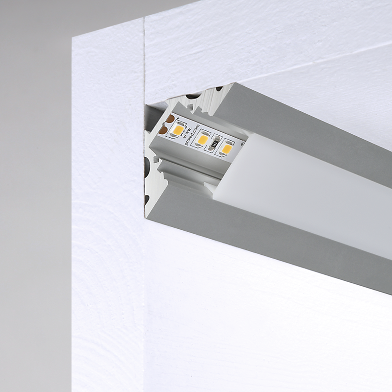 Aluminiumprofil M-Line Corner, 3m - PROLED | Bellalite