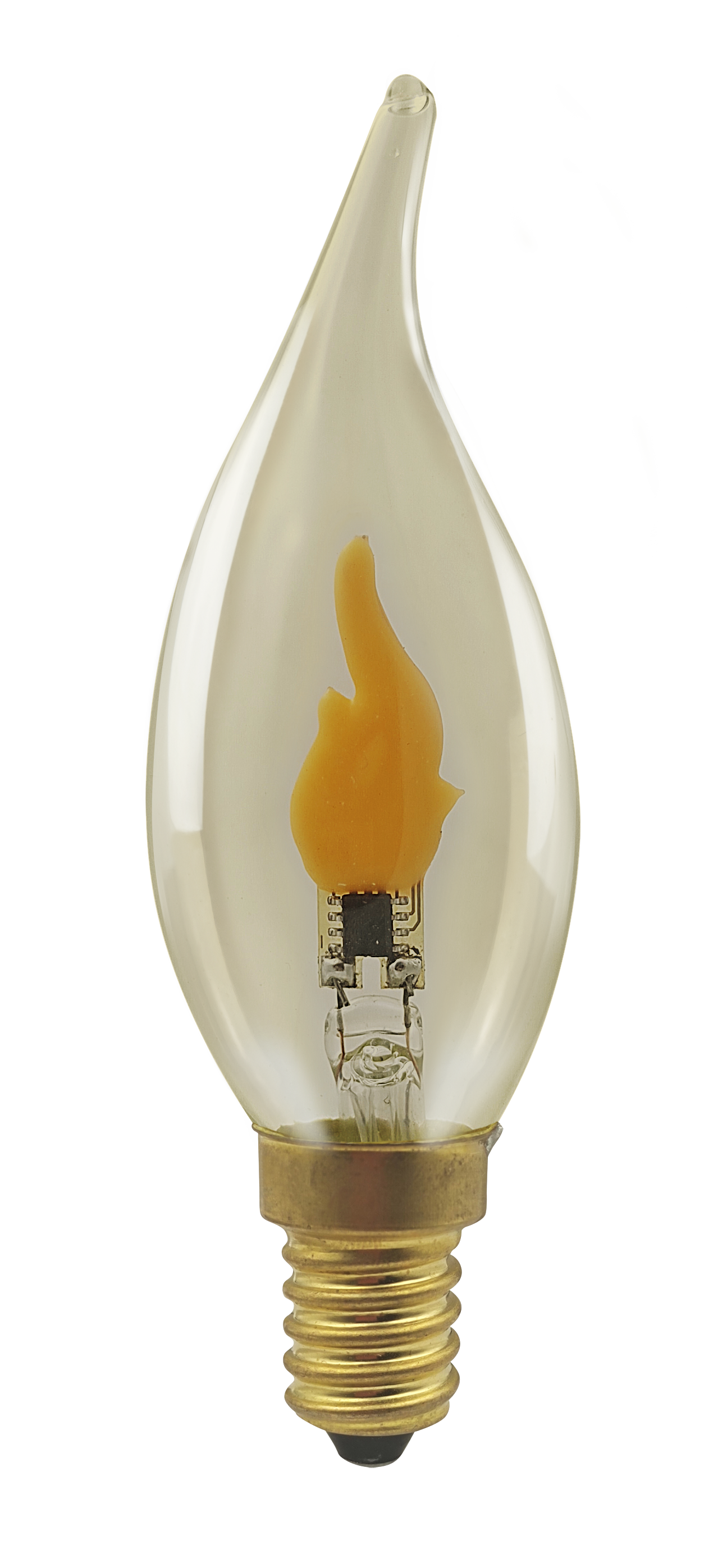 Segula Fire Flame Line LED Candle Flame Smokey E14 0,2W <60lm 1800K - Segula | Bellalite