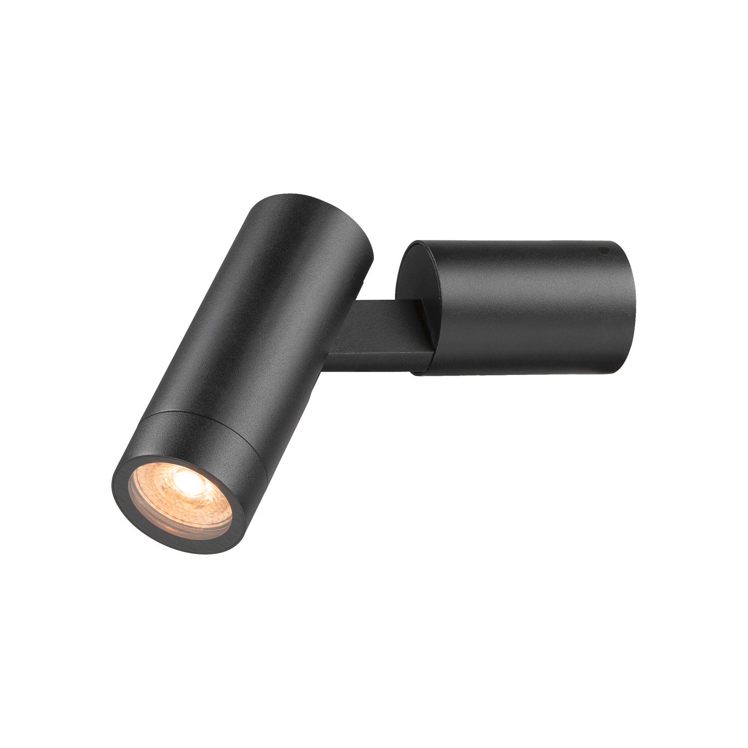 S-TUBE, wall-mounted light, round, GU10, 1x max. 10 W, Svart  - SLV | Bellalite