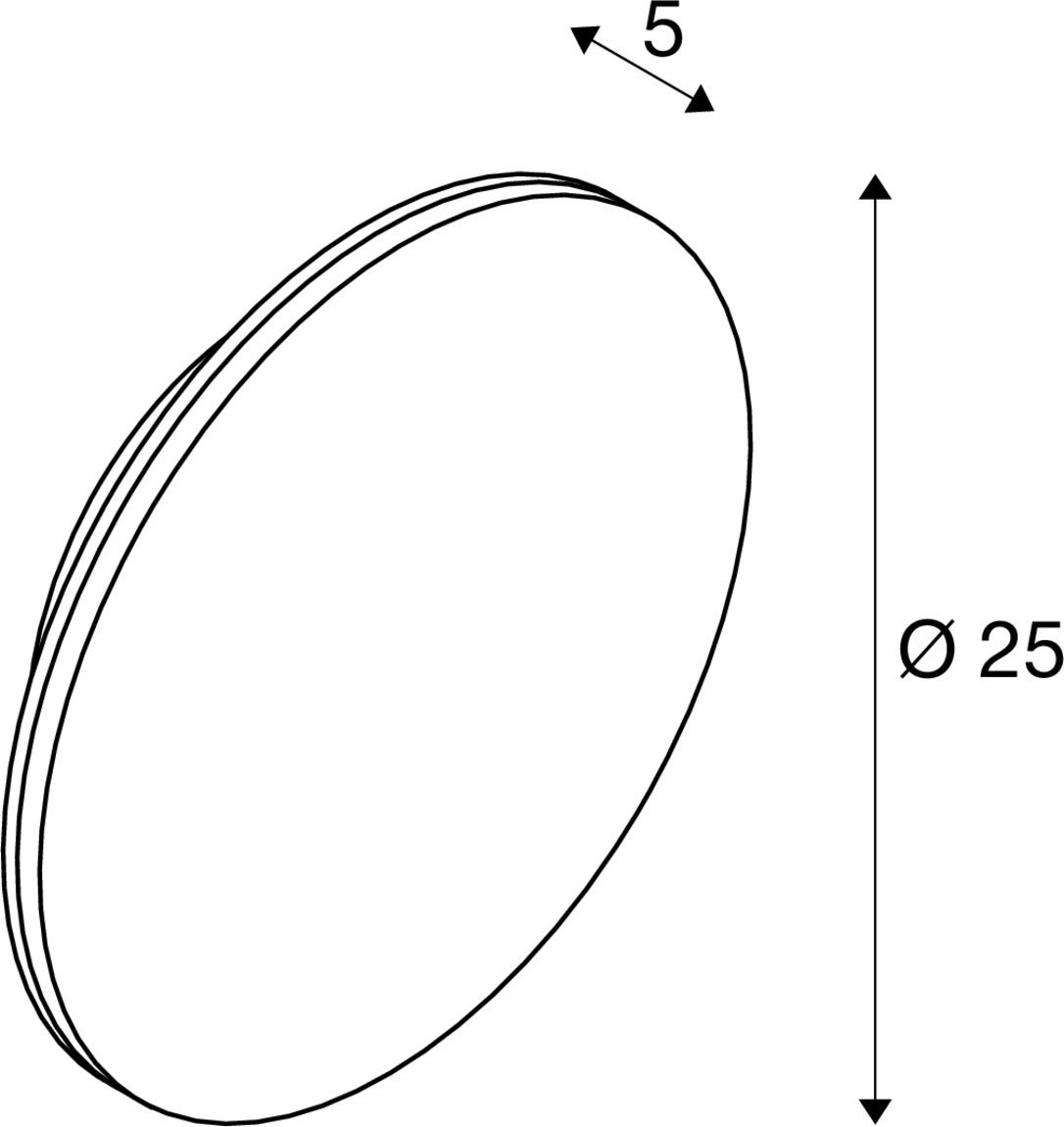 D-RING WL M PHASE 2700/3000K Svart  - SLV | Bellalite