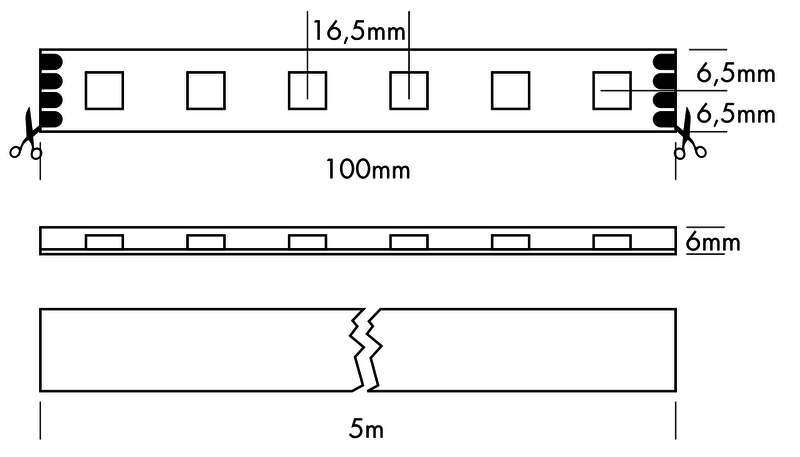 Flex Strip IP68 HD RGB 5m - PROLED | Bellalite