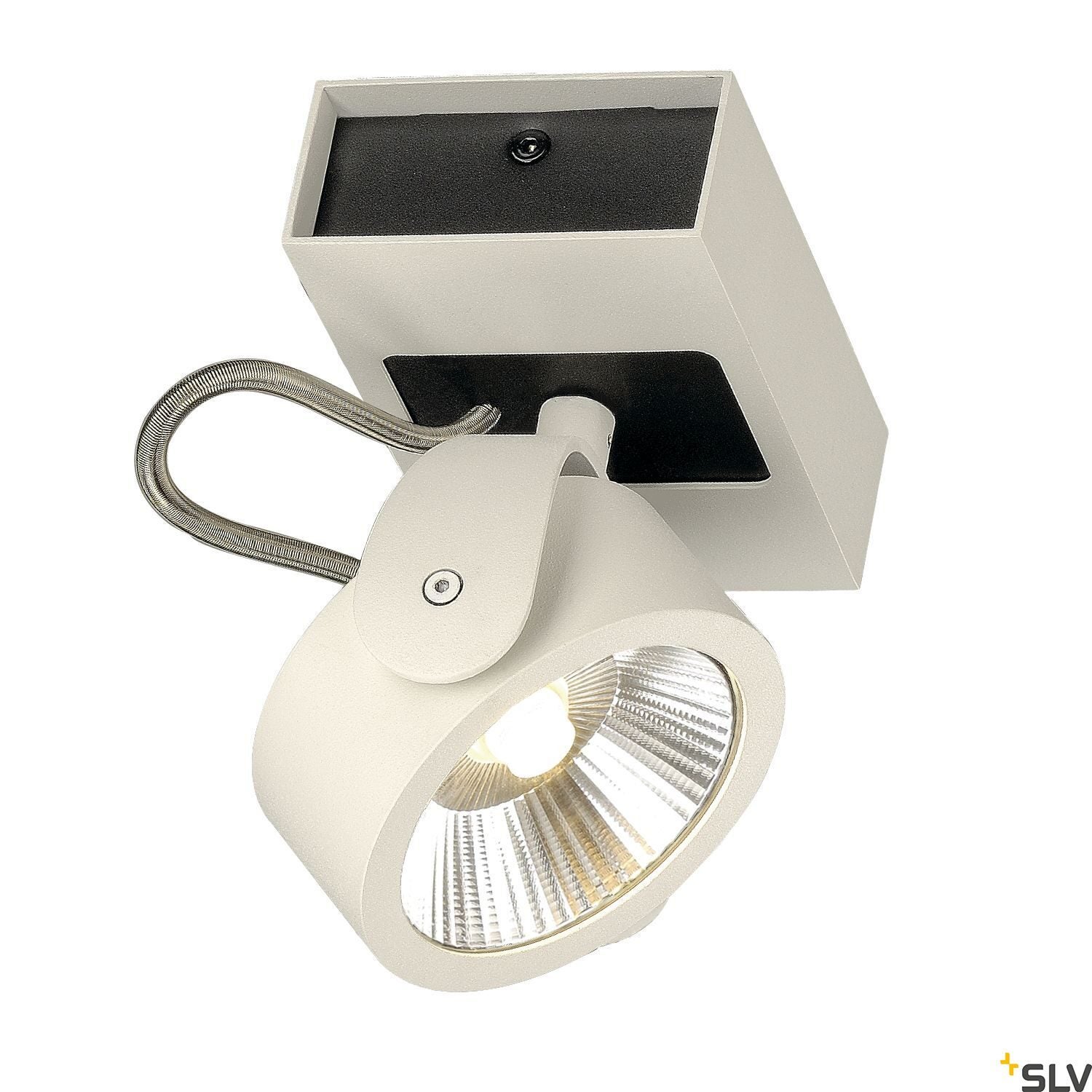 KALU LED 1 vägg- och takarmatur, vit/svart, 3000K,  - SLV | Bellalite