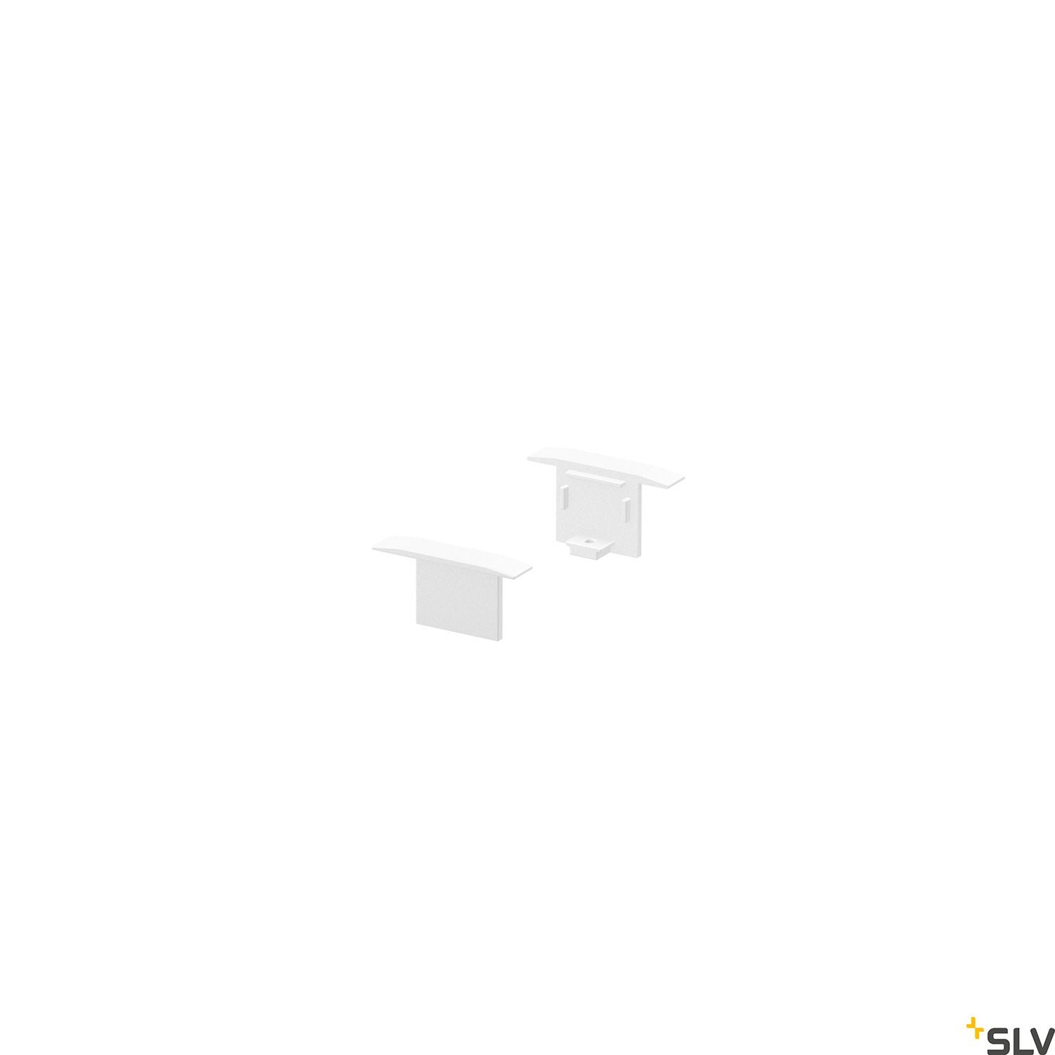 GRAZIA 10 ändstycken till inbyggnadsprofil, 2 st, - SLV | Bellalite