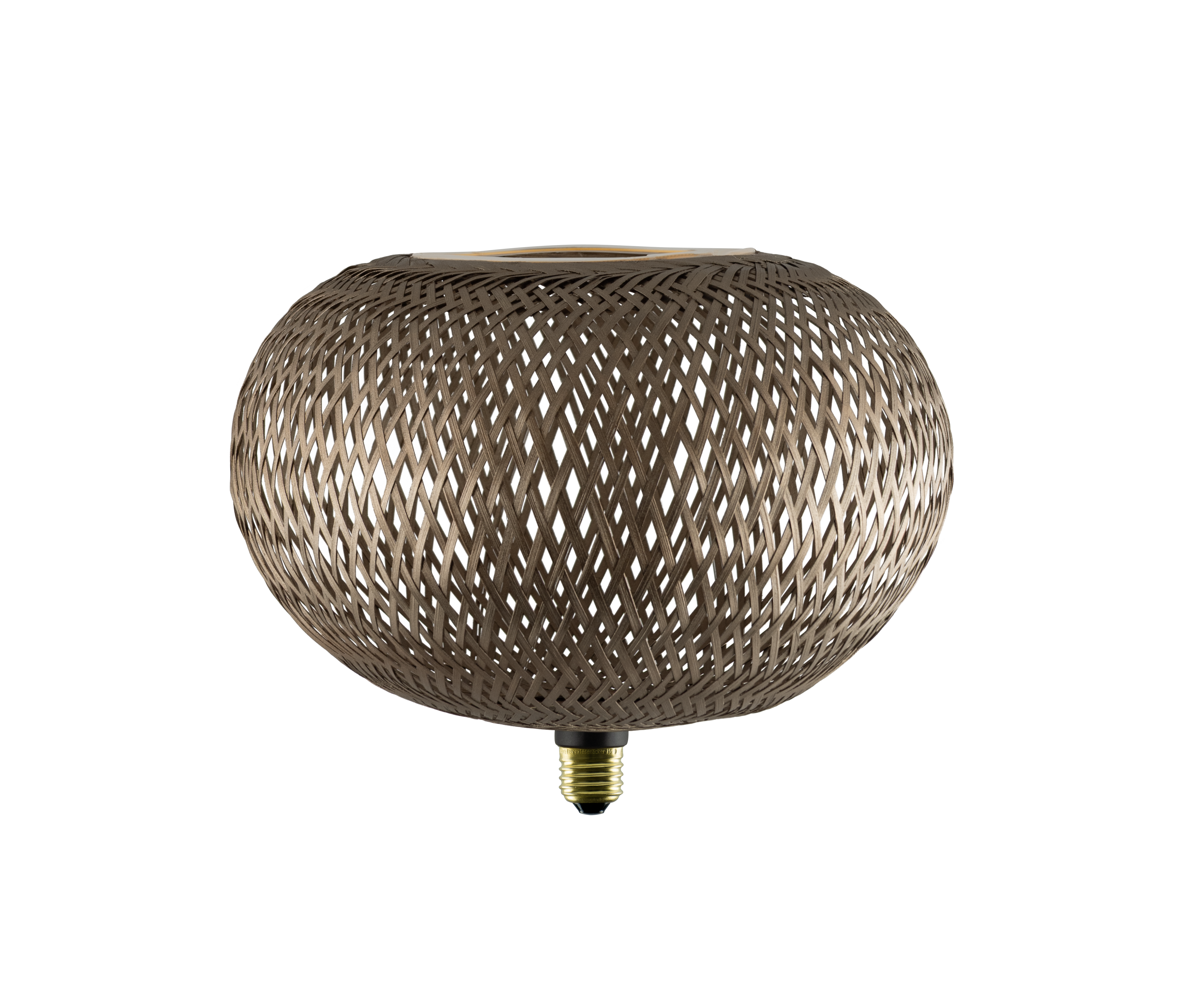 Segula Floating Line LED Bamboo Oval 300 Brons E27 5W 350lm 2200K - Segula | Bellalite