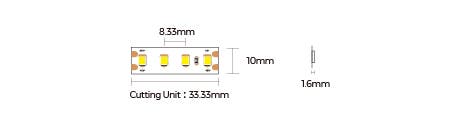 Colors LED-Strip D8120 3000K 48V 8,8W/m IP20 per meter - Colors | Bellalite Colors LED-Strip D8120 3000K 48V 8,8W/m IP20 per meter - Colors | Bellalite