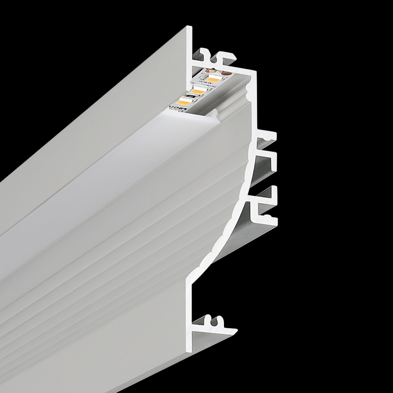 Aluminiumprofil S-Line Wave, per meter Alu - PROLED | Bellalite