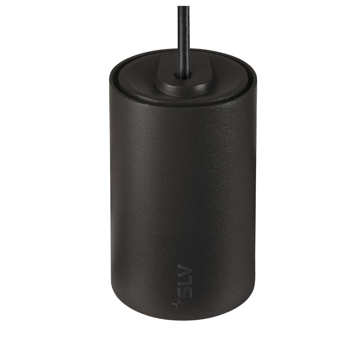 NUMINOS® XS 48V TRACK DALI Pendel 2700K 20° Svart / Krom - SLV | Bellalite NUMINOS® XS 48V TRACK DALI Pendel 2700K 20° Svart / Krom - SLV | Bellalite