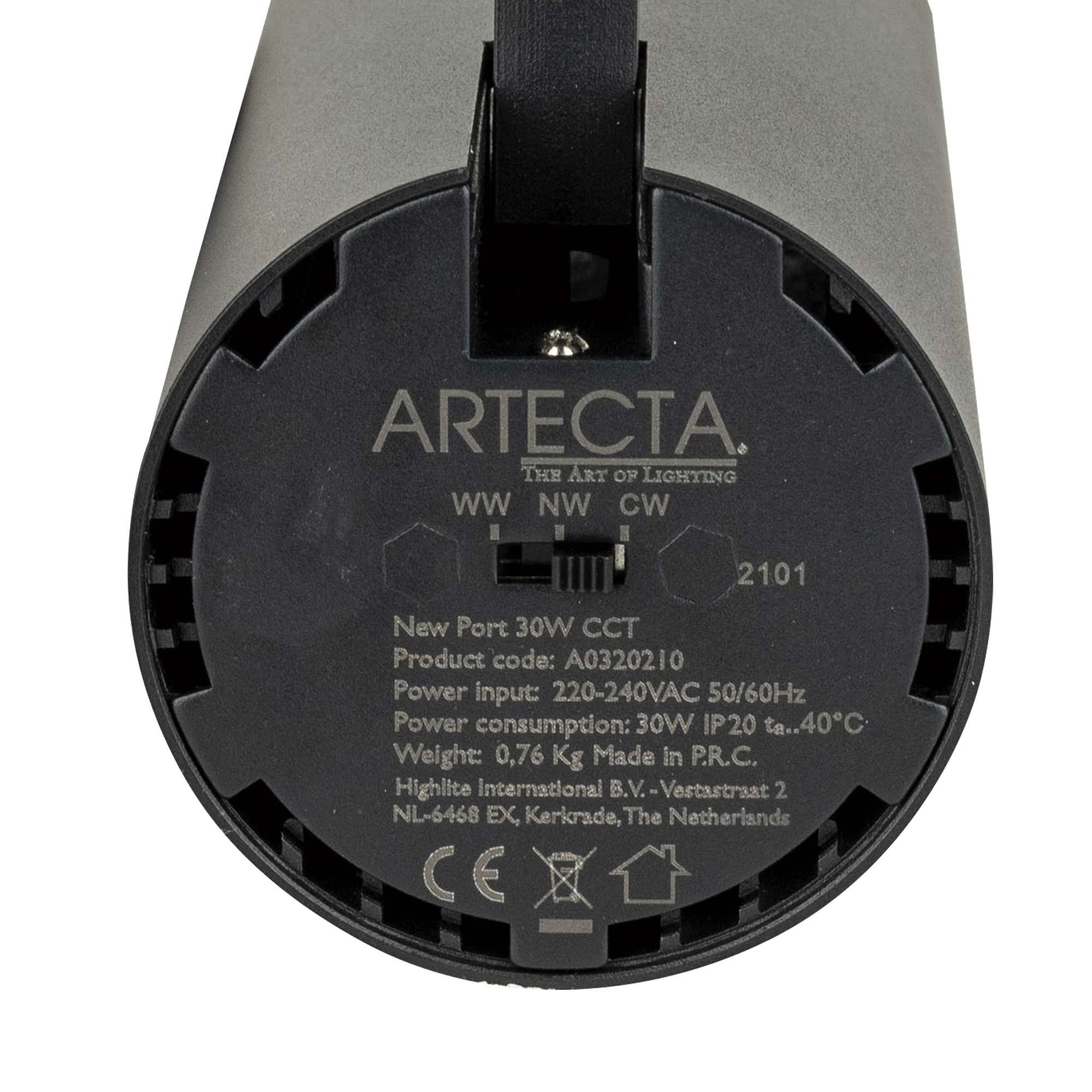 New Port 30W CCT 38° Svart - Artecta | Bellalite New Port 30W CCT 38° Svart - Artecta | Bellalite