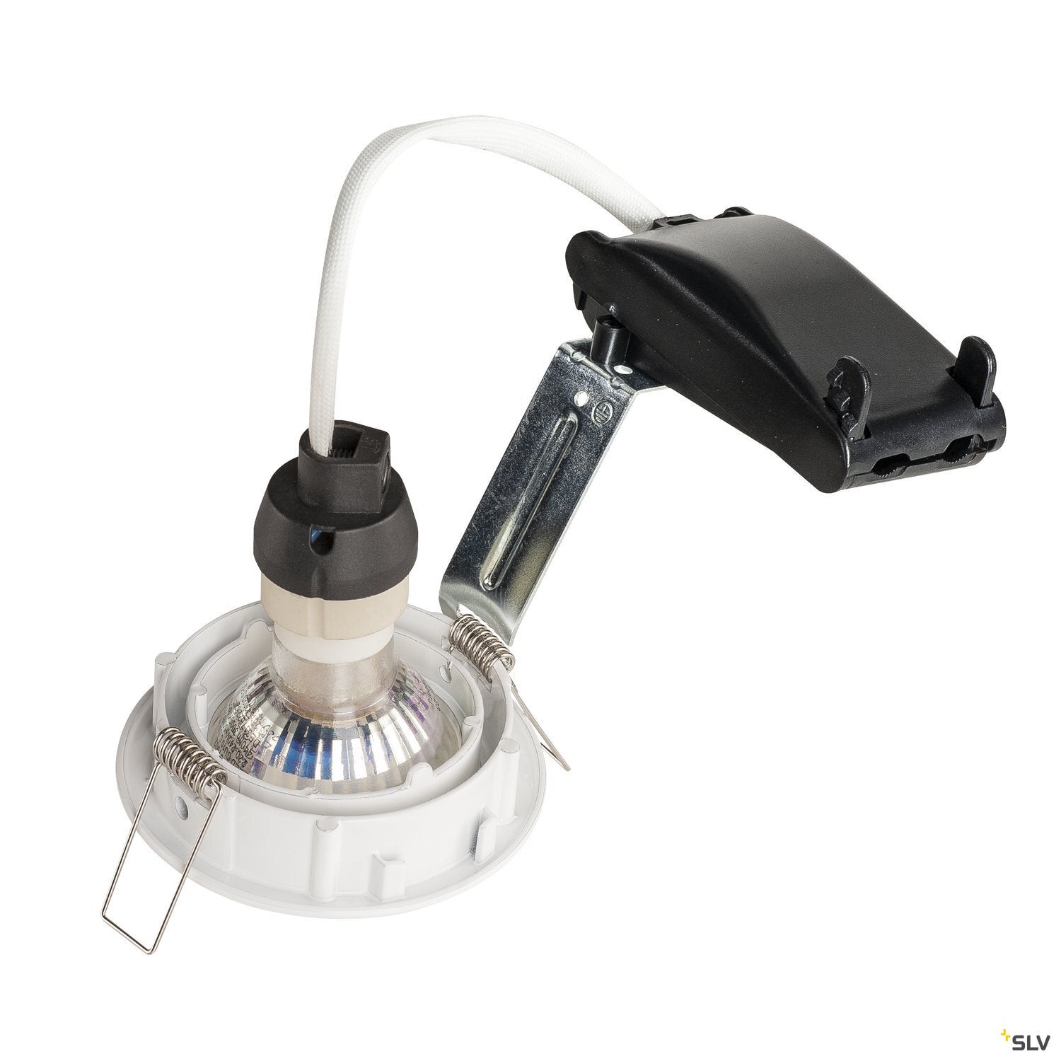 PIKA QPAR51, takinbyggnadsarmatur, svängbar, vit,  - SLV | Bellalite