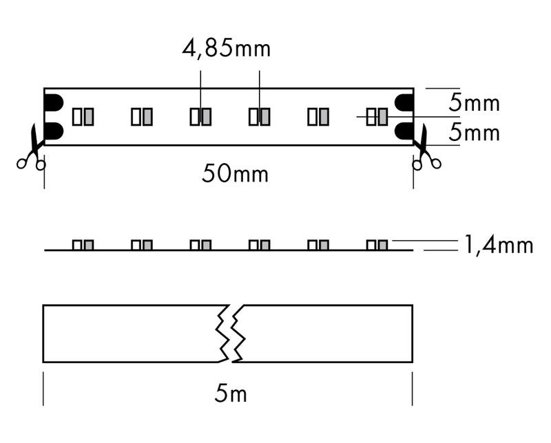 Flex Strip Dim-To-Warm 1200, per meter Dynamisk färgtemperatur - PROLED | Bellalite Flex Strip Dim-To-Warm 1200, per meter Dynamisk färgtemperatur - PROLED | Bellalite