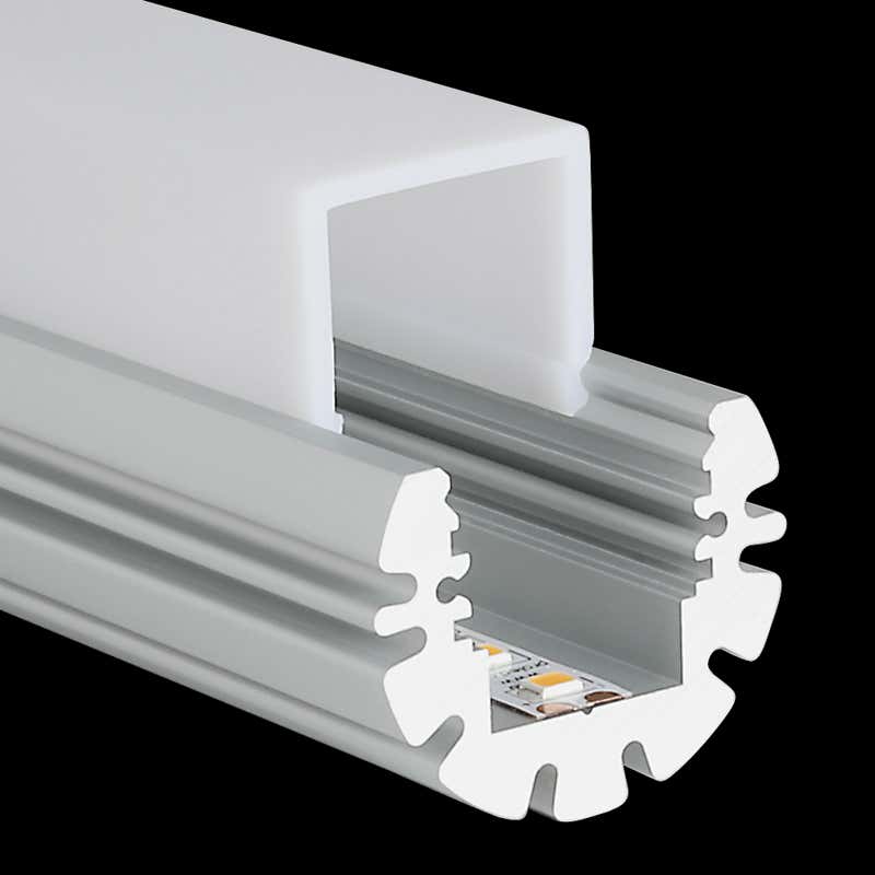 Aluminiumprofil M-Line Circle, 2m - PROLED | Bellalite Aluminiumprofil M-Line Circle, 2m - PROLED | Bellalite