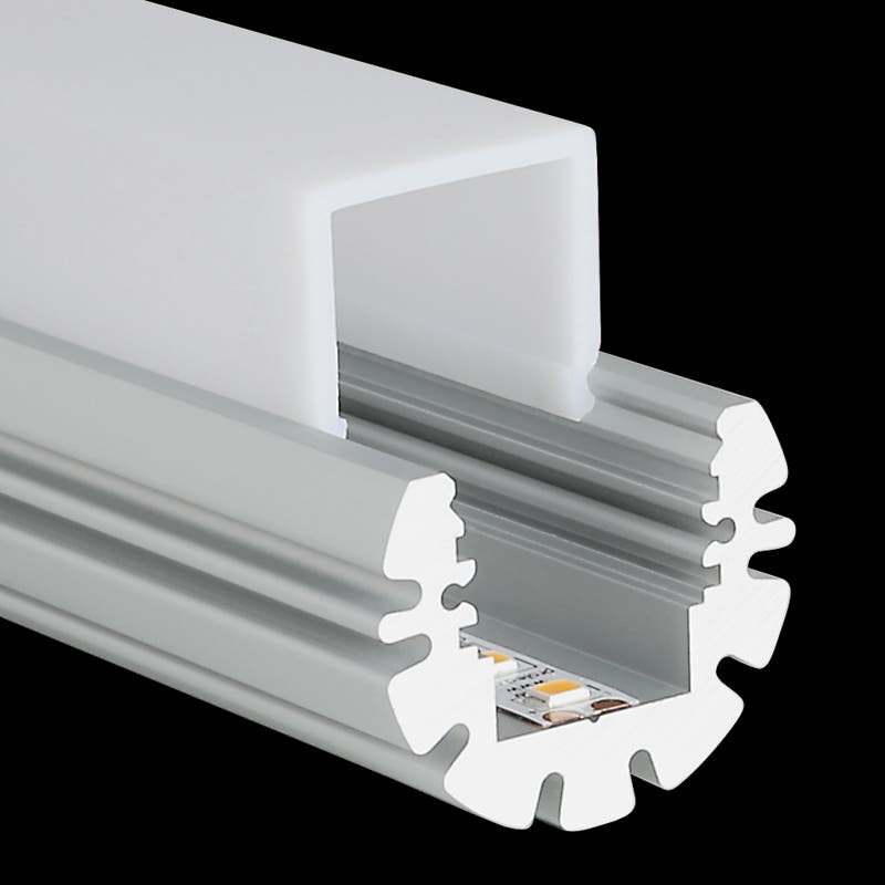 Aluminiumprofil M-Line Circle, 2m - PROLED | Bellalite Aluminiumprofil M-Line Circle, 2m - PROLED | Bellalite