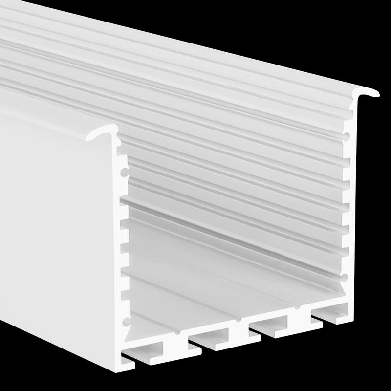 Aluminiumprofil L-Line D Rec 24, 2m Vit - PROLED | Bellalite Aluminiumprofil L-Line D Rec 24, 2m Vit - PROLED | Bellalite