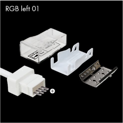 Anslutning IP67 Flex Strip Xtreme RGB Vänster 01 - PROLED | Bellalite