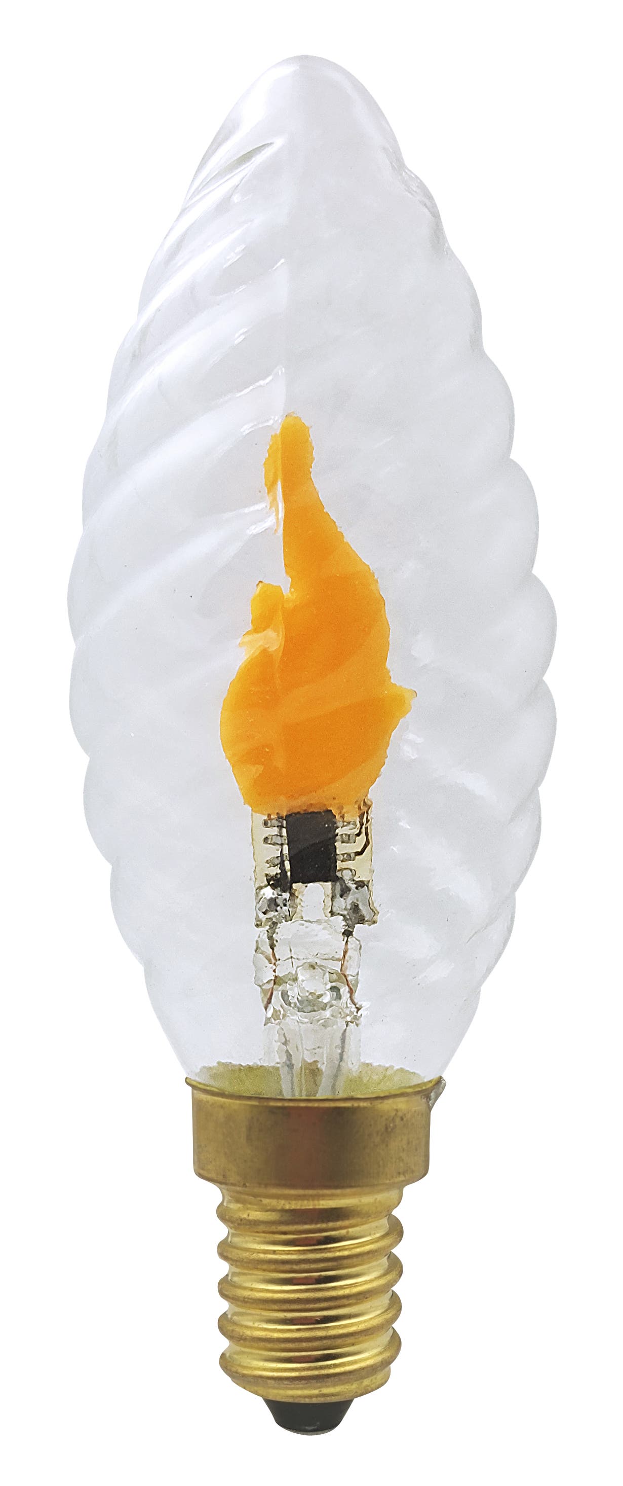 Segula Fire Flame Line LED Candle Twisted Klar E14 0,2W <60lm 1800K - Segula | Bellalite Segula Fire Flame Line LED Candle Twisted Klar E14 0,2W <60lm 1800K - Segula | Bellalite