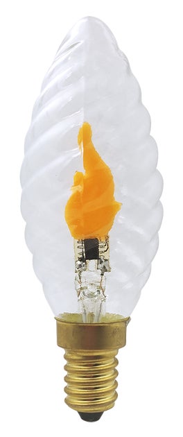Segula Fire Flame Line LED Candle Twisted Klar E14 0,2W <60lm 1800K - Segula | Bellalite Segula Fire Flame Line LED Candle Twisted Klar E14 0,2W <60lm 1800K - Segula | Bellalite