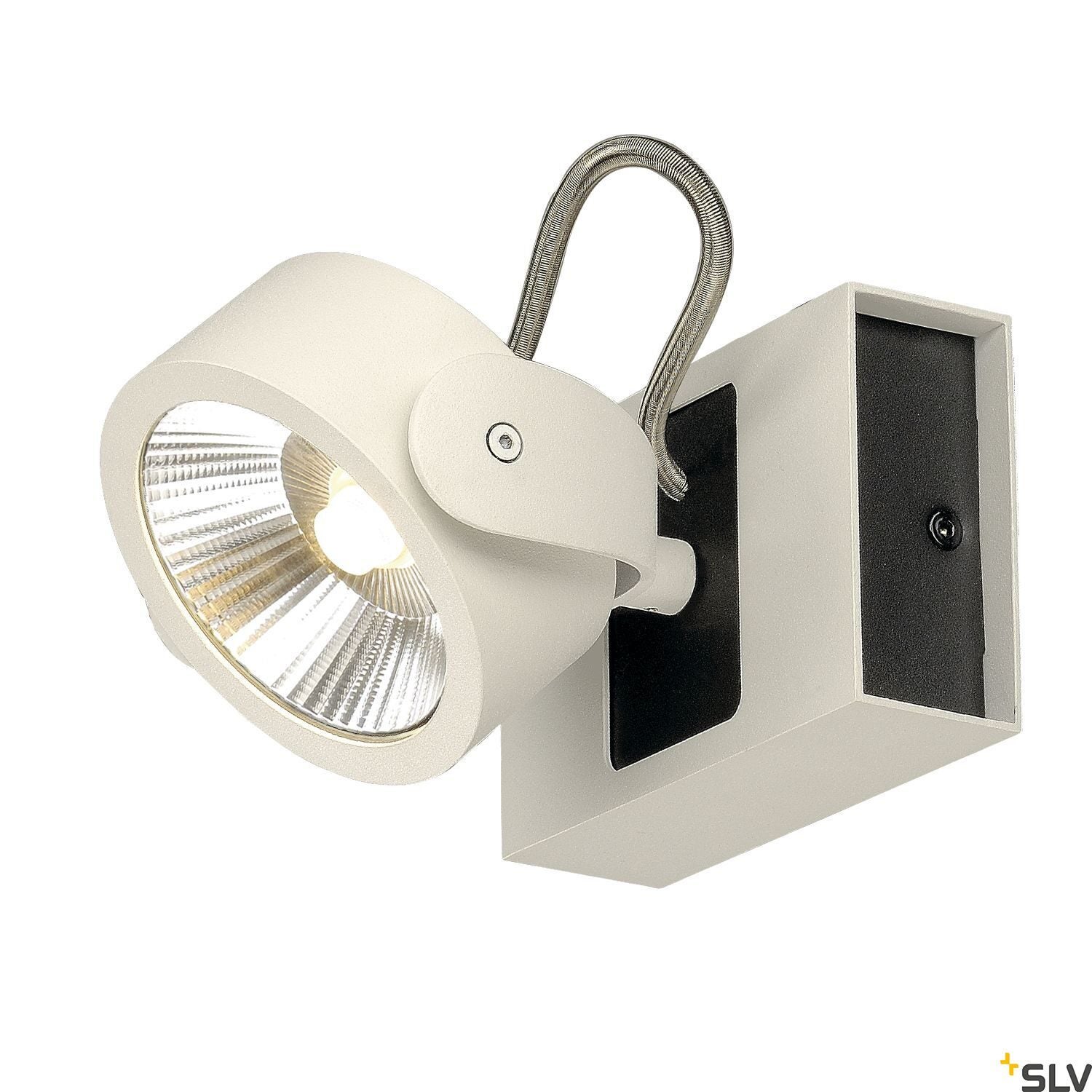 KALU LED 1 vägg- och takarmatur, vit/svart, 3000K,  - SLV | Bellalite
