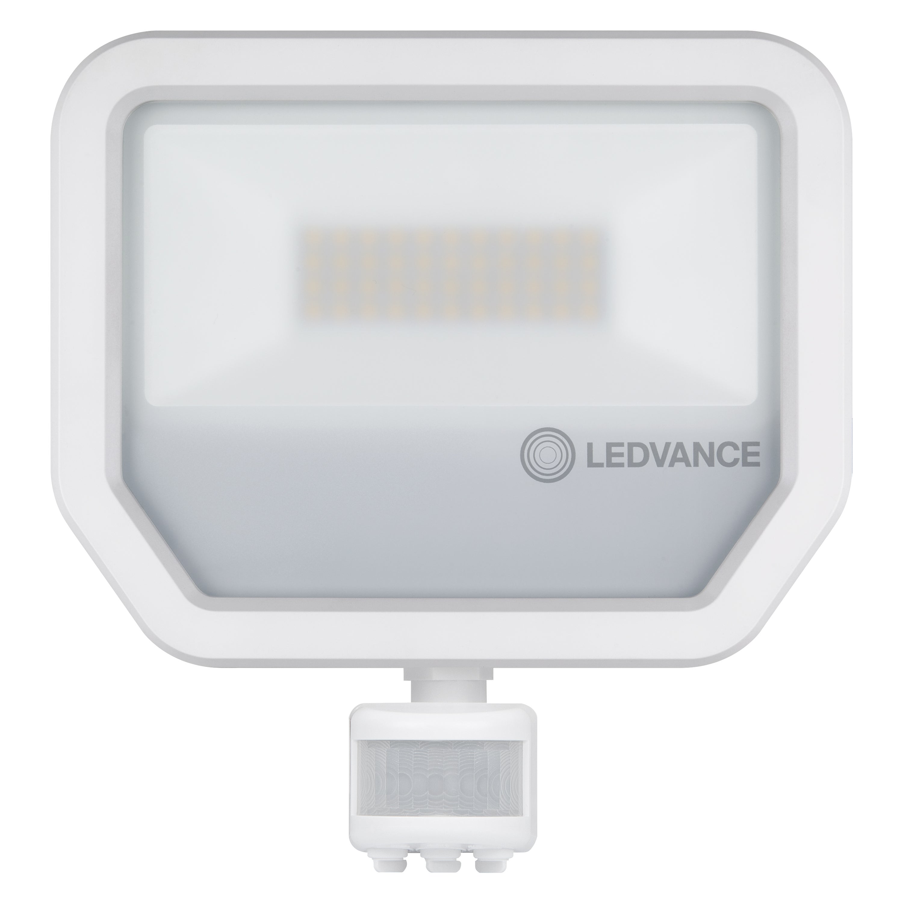Floodlight Gen3 Sensor 50W 3000K IP65 Vit, 100° x 100°  - Ledvance | Bellalite
