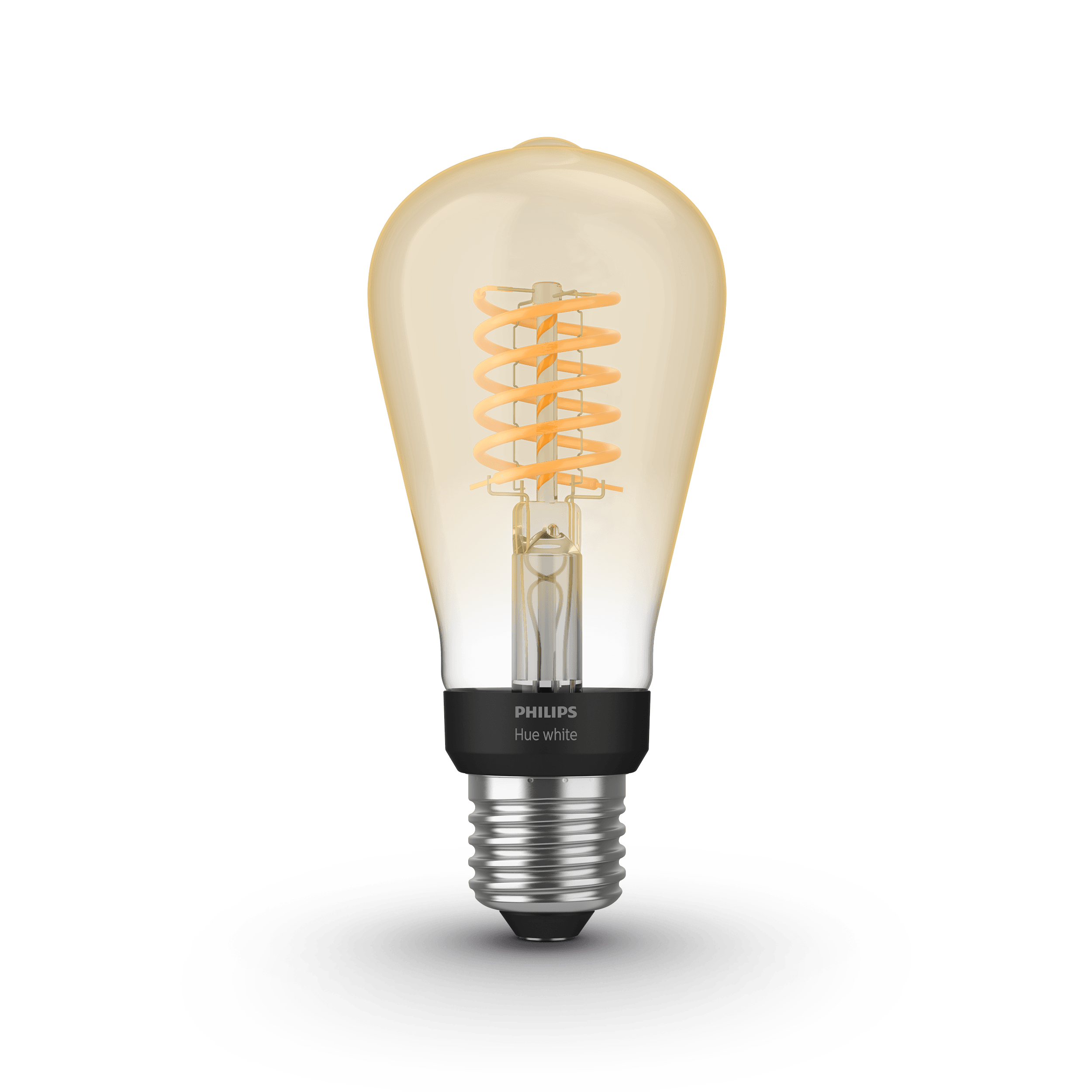 Philips Hue Filament Edison 60mm White E27 7W 2100K - Philips Hue | Bellalite