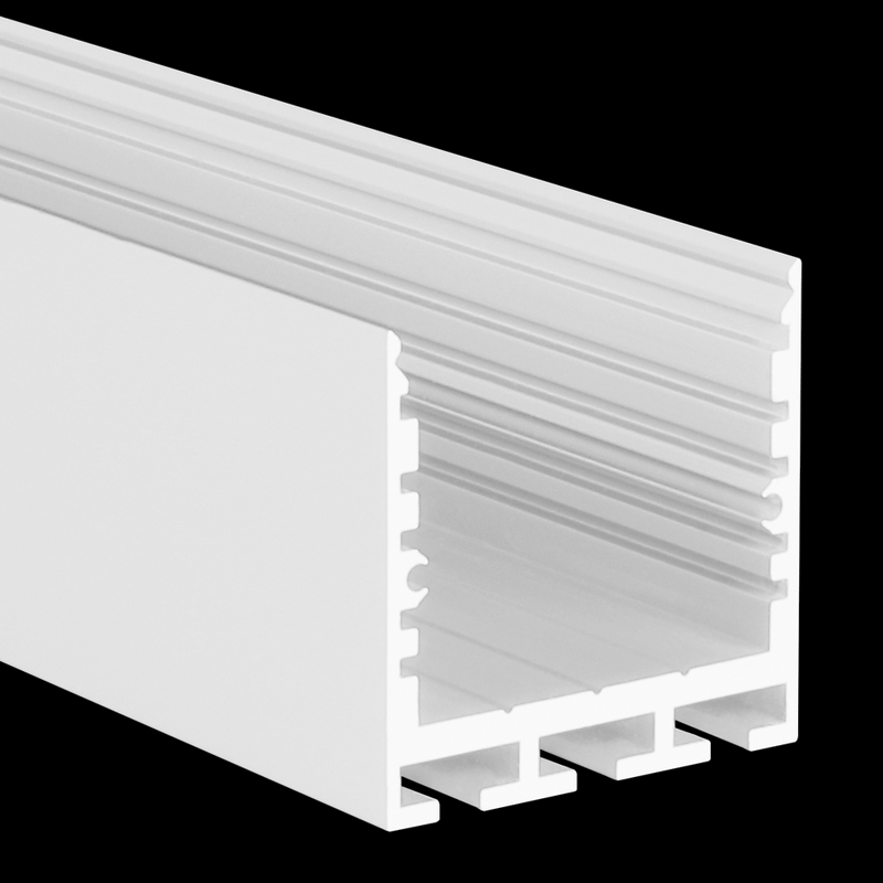 Aluminiumprofil SQ-Line Standard 24, 2m Vit - PROLED | Bellalite