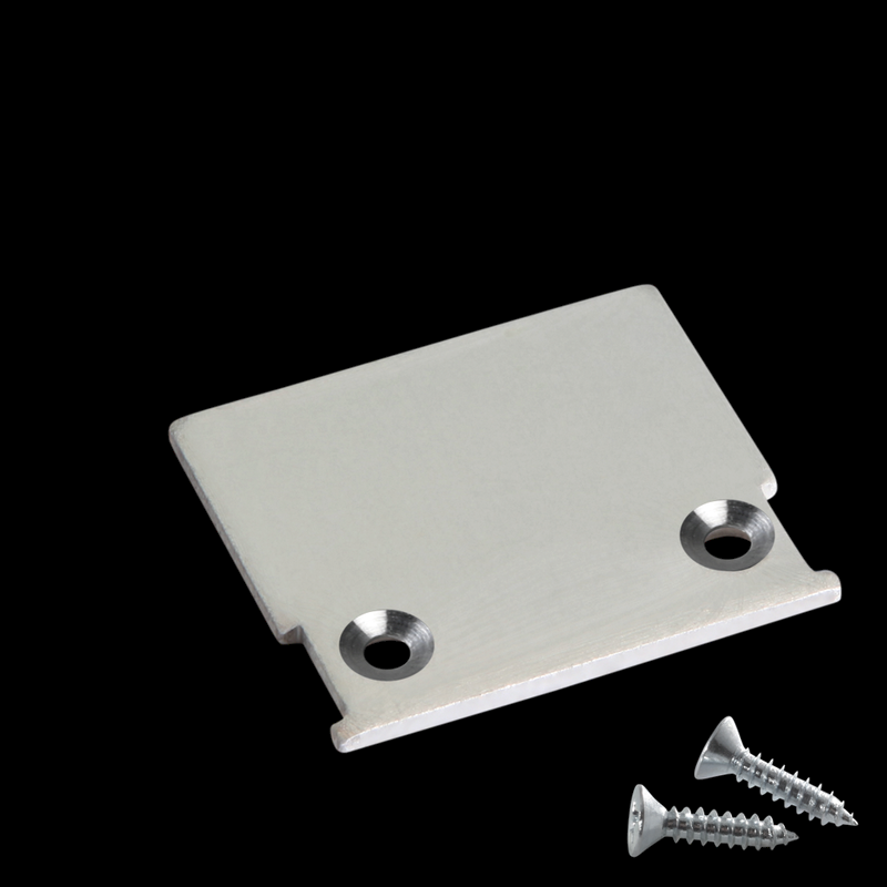 Ändstycke Flat M-Line Standard Svart - PROLED | Bellalite