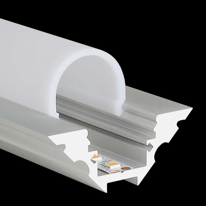 Aluminiumprofil M-Line Corner, 2m - PROLED | Bellalite Aluminiumprofil M-Line Corner, 2m - PROLED | Bellalite