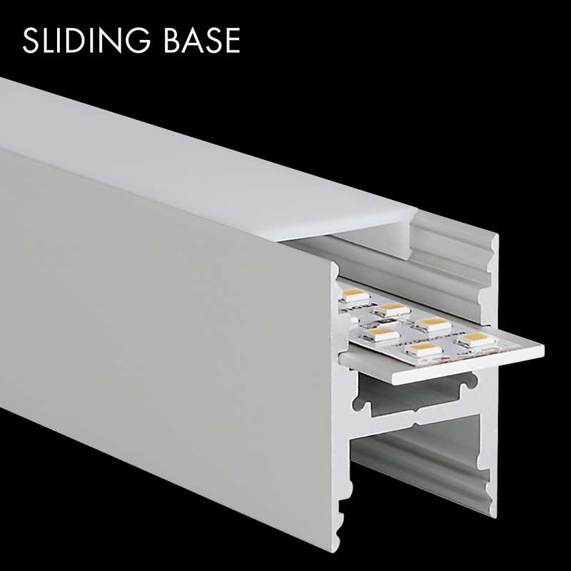 Aluminiumprofil M-Line H, 2m - PROLED | Bellalite Aluminiumprofil M-Line H, 2m - PROLED | Bellalite