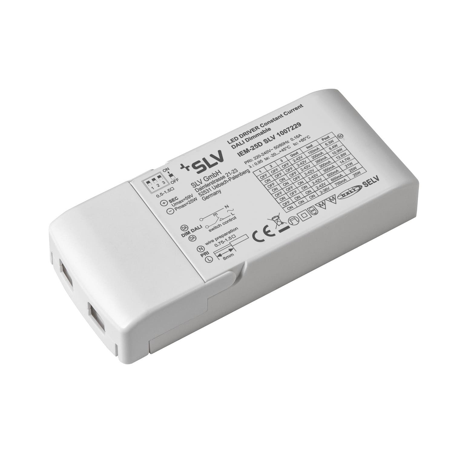 SLV Drivdon 150-700mA 25W DALI - SLV | Bellalite SLV Drivdon 150-700mA 25W DALI - SLV | Bellalite