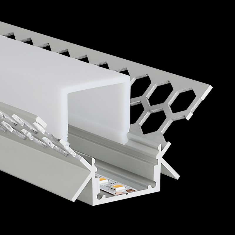 Aluminiumprofil M-Line Drywall Innerhörn, 2m - PROLED | Bellalite Aluminiumprofil M-Line Drywall Innerhörn, 2m - PROLED | Bellalite