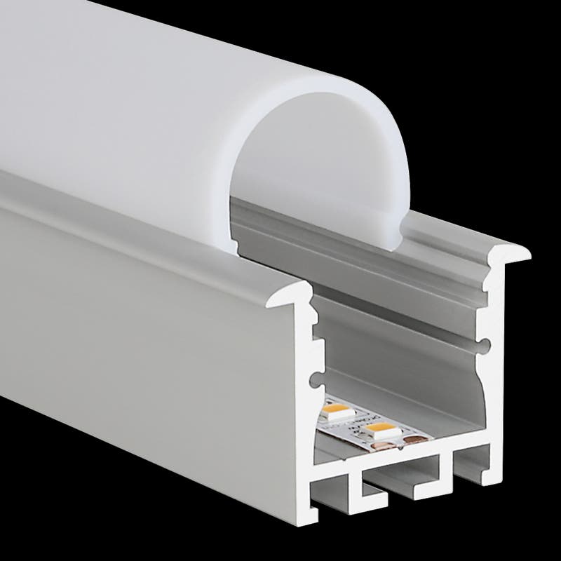 Aluminiumprofil M-Line Rec 24, 2m - PROLED | Bellalite Aluminiumprofil M-Line Rec 24, 2m - PROLED | Bellalite