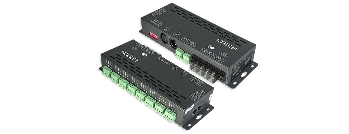 24CH DMX CV LED Dimmer 5-24V DC - LTECH | Bellalite