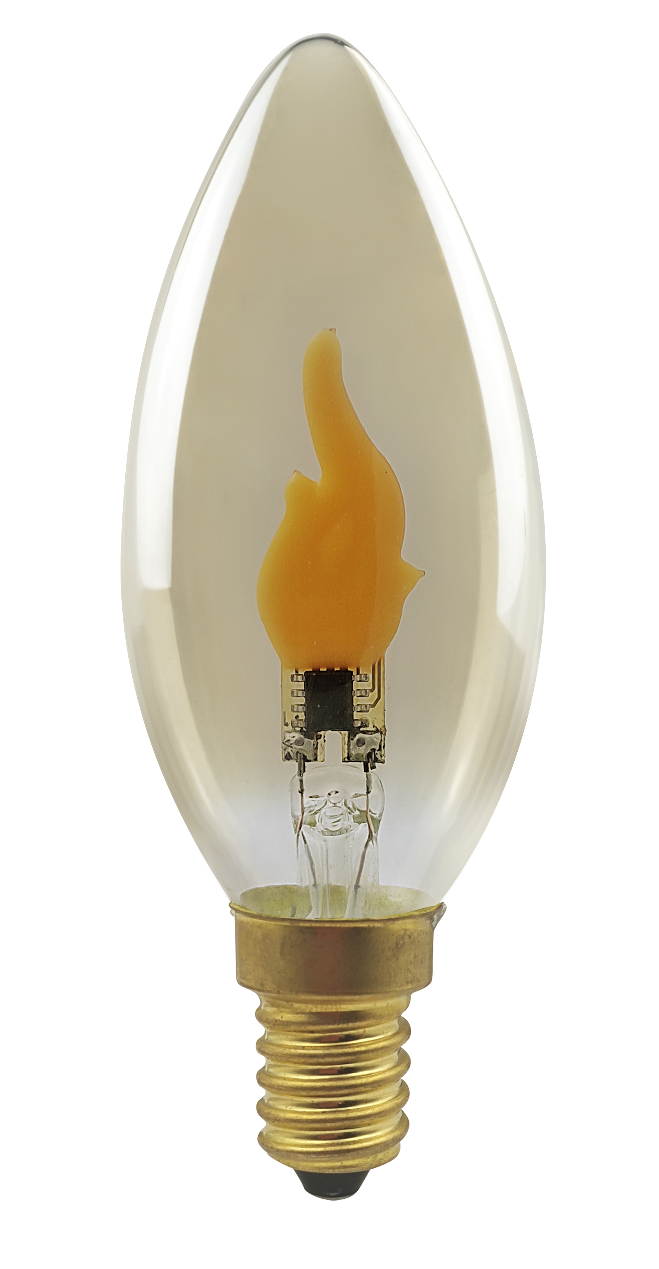 Segula Fire Flame Line LED Candle Smokey E14 0,2W <60lm 1800K - Segula | Bellalite