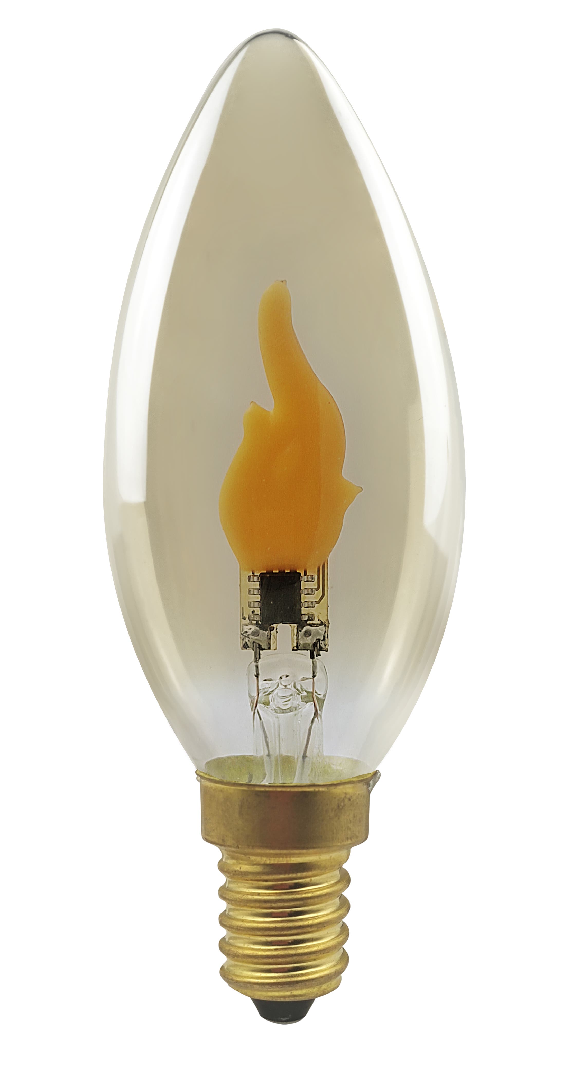 Segula Fire Flame Line LED Candle Smokey E14 0,2W <60lm 1800K - Segula | Bellalite Segula Fire Flame Line LED Candle Smokey E14 0,2W <60lm 1800K - Segula | Bellalite