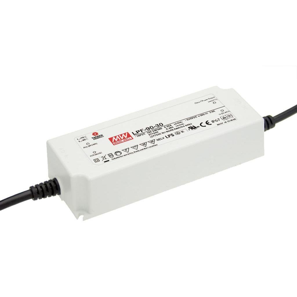 Mean Well LPF-90-24 BASIC 24V 90W IP67  - Mean Well | Bellalite