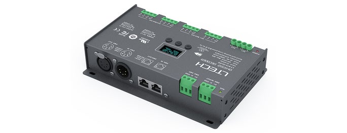 12CH DMX CV LED Dimmer 12-24V DC OLED - LTECH | Bellalite 12CH DMX CV LED Dimmer 12-24V DC OLED - LTECH | Bellalite