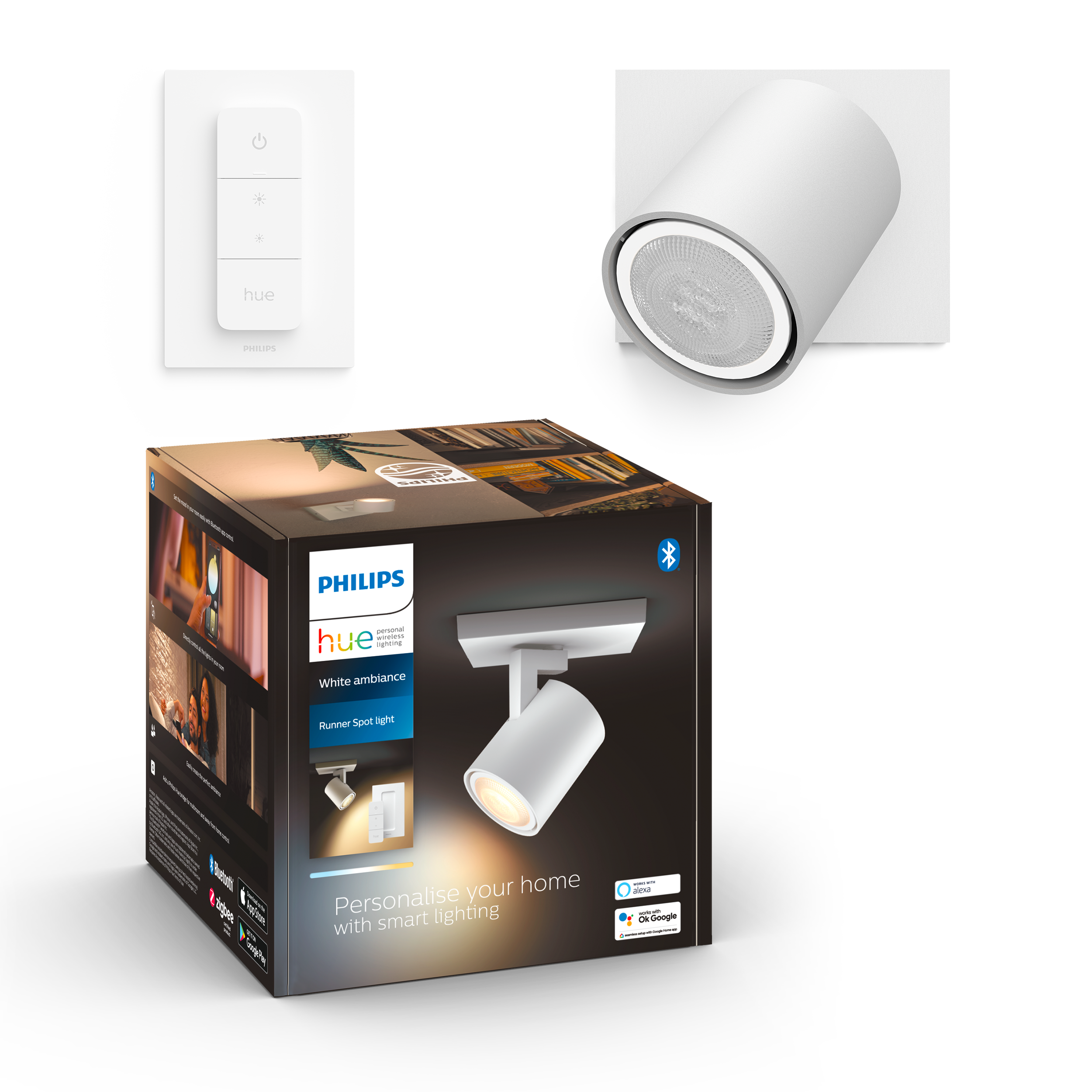 Philips Hue Runner Enkel White Ambience + Switch - Philips Hue | Bellalite