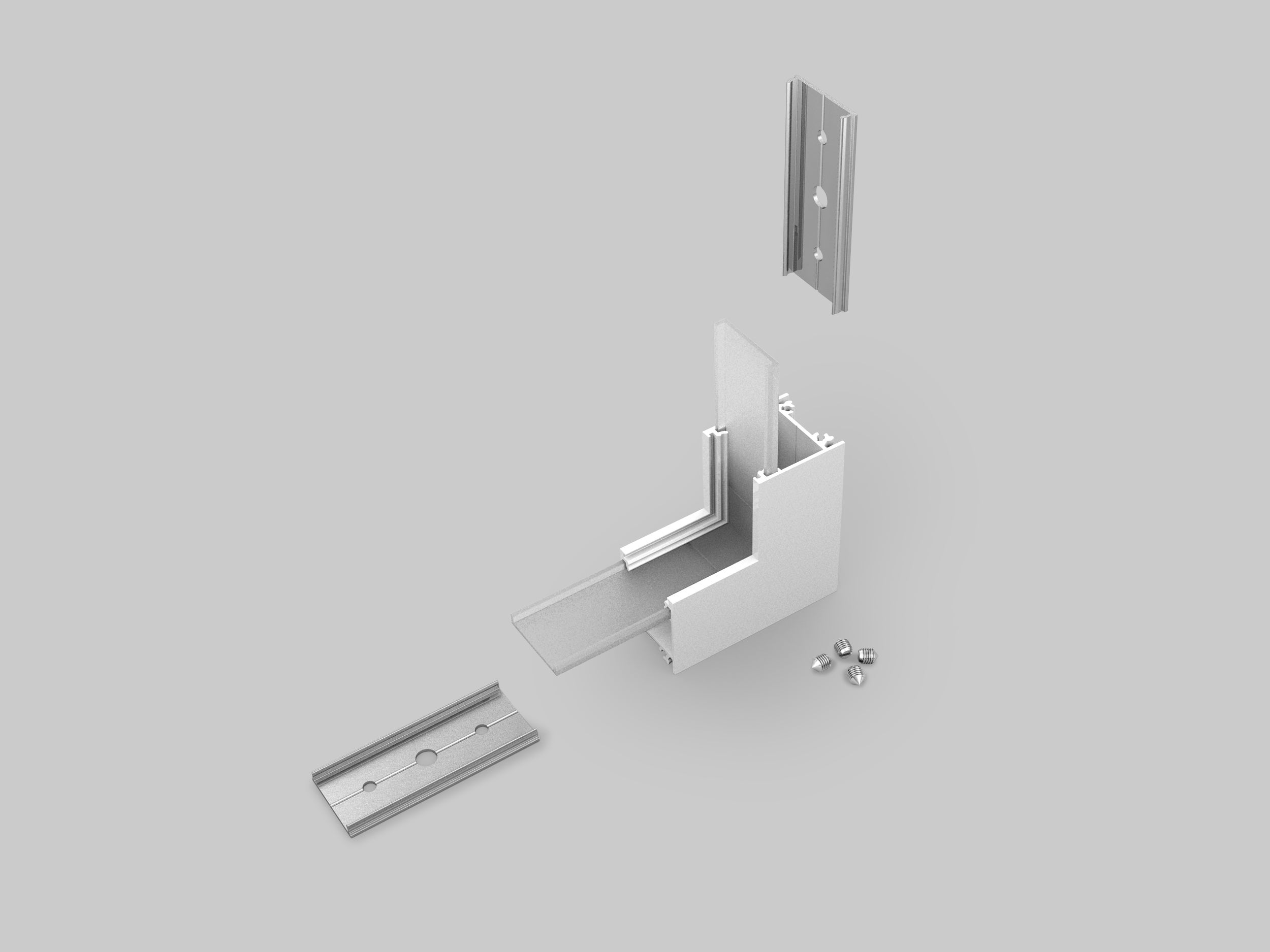 Topmet 90° Stående Skarv LINEA20 - TOPMET | Bellalite