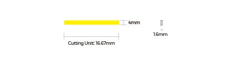 Colors LED-Strip DF7 COB 3000K 24V 9W/m IP20 - Colors | Bellalite